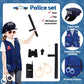 Deekin 5 Sets Kids Dressing up Costumes  Toddler Dressing up and Play for Age 3-7  Construction Worker  Police  Firefighter  Doctor  Surgeon Vest for Boys Girls Pretend Role Accessories