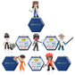 DevSeries Mystery Figures 6 Pack - Six 2.75-inch Action Figure Blinds with Mix and Match  Unique Accessories  and limited availability Virtual Item Code