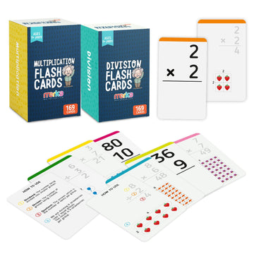 Merka Mathematics Flash Cards, 338 Cards In Total, Math Flash Cards, Multiplication And Division Flashcards, Multiplication Flashcards For 3Rd Grade