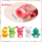 Foimas Easter Finger Puppets Toys,5Pcs Bunny Chick Finger Puppet Toys For Kids Easter Basket Stuffer Egg Filler Gift Bag Fillers