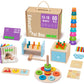 Tookyland Early Learning Toy Bundle - 6 In 1 Box Educational Montessori Play Set; Wooden Toddler Toys 13-18 Months Old