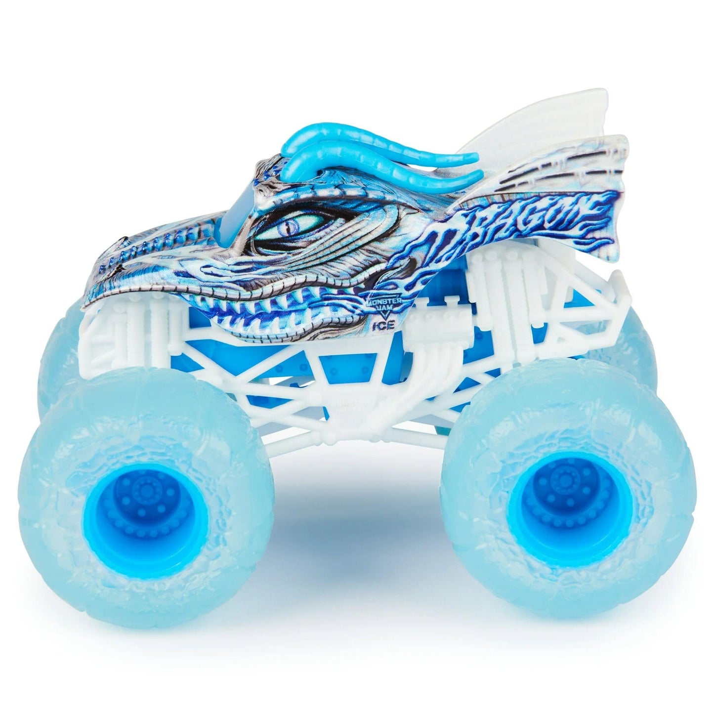 Monster Jam Fire & Ice Max-D & Dragon Truck - Walmart Exclusive, Durable Plastic, Fun Collectible