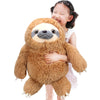 Winsterch Large Plush Sloth Stuffed Animal, 20" Brown Plush Toy, Soft and Cute Gift for Boys and Girls, Model 41168