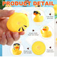 Fingertip Wd 50 Pcs Rubber Ducks With Sunglasses,Squeak Finger Duck Bath Toys,Funny Rubber Ducks Rubber Figurines Mini Ducks For