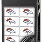 MasterPieces NFL Denver Broncos, Double Six Collector Edition Dominoes Game, For Ages 3+, Black, One Size (41632)