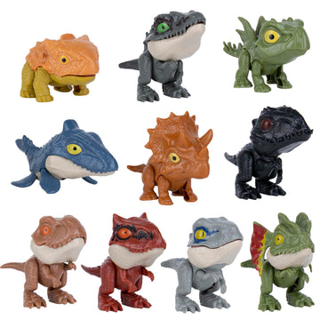 Biting Fingers Dinosaurs Puppets, Jurassic World Dinosaur Toys, Dinosaurs Action Figures Collectibles For 3 4 5 6 7 8 Boys Kids