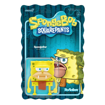 Super7 Spongebob Squarepants Spongegar - 3.75' Spongebob Action Figure Classic Cartoon Collectibles And Retro Toys