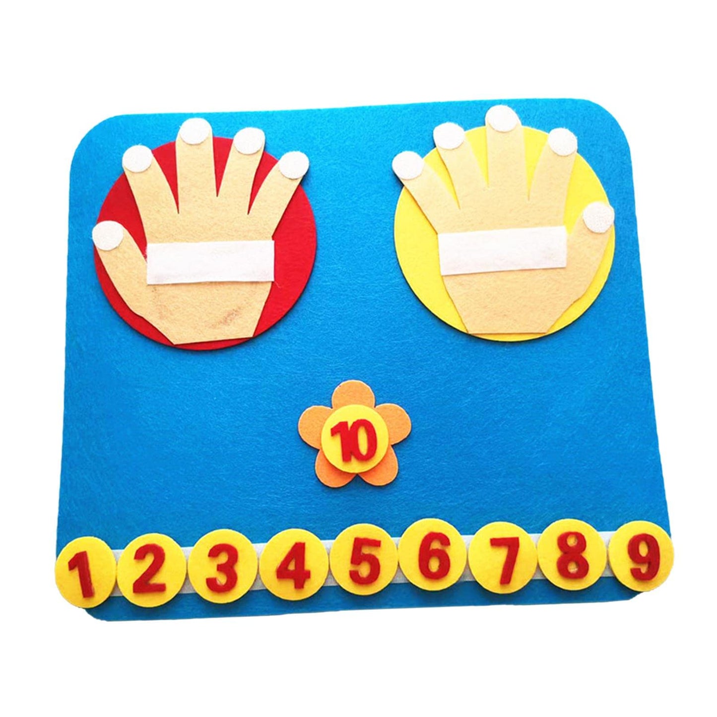 Bnf Montessori Felt Learning Toys Fine Motor Skill For Preschool Travel Kids Counting Bluebaby | Toys For Baby | Developmental B