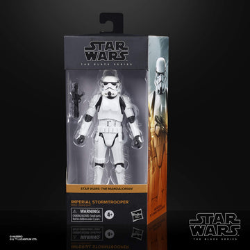 Star Wars The Black Series Imperial Stormtrooper Toy 6-Inch-Scale The Mandalorian Collectible Action Figure, Kids Ages 4 And Up