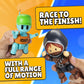 Stumble Guys Series 2 | Articulated Action Figure - 4.5 Collectible Toy | 1-Pack Window Display Box with Hidden Stickers | 4 Unique Characters to Collect (Robot Guy)