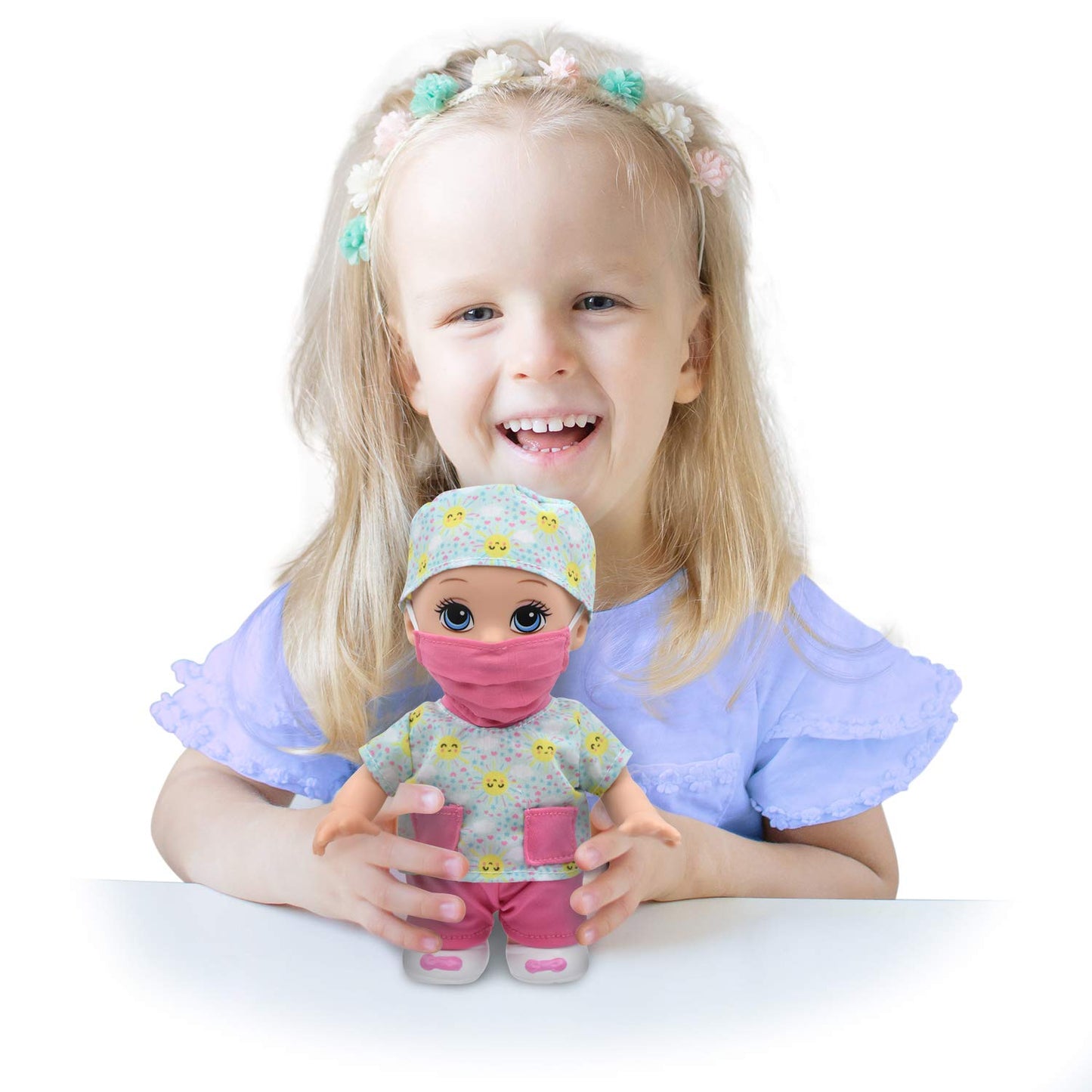 New Adventures 8'' Playtime Doll Friend Hero In Teal