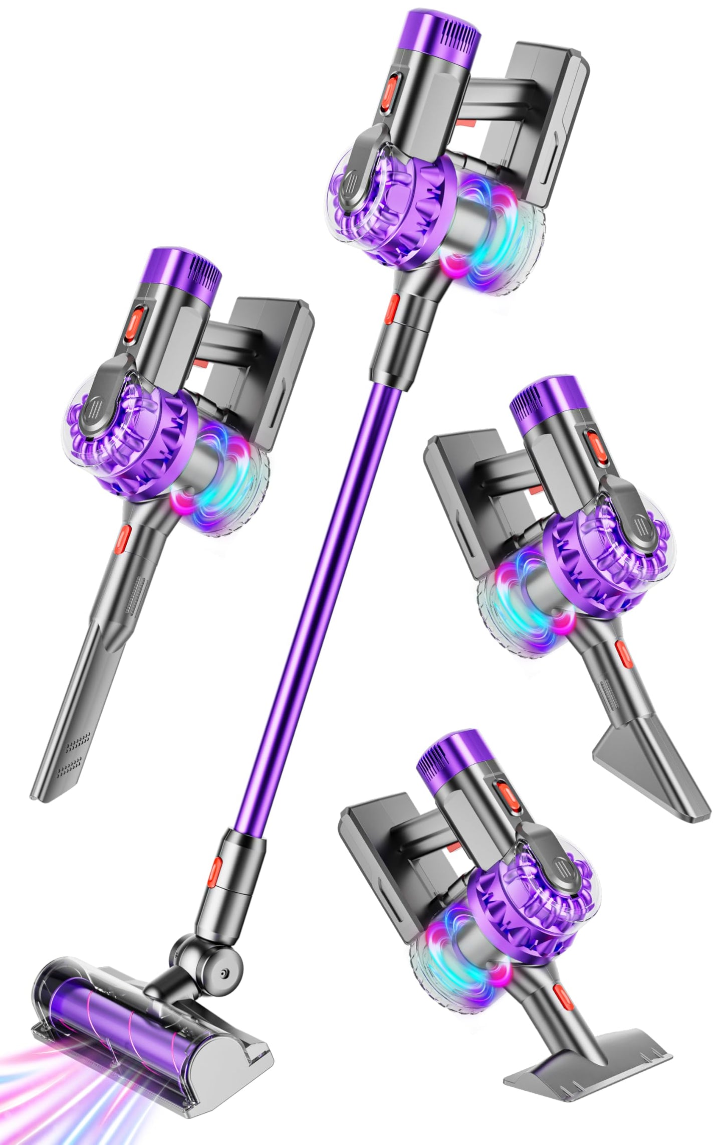 Blaxtem 4-In-1 Kids Vacuum That Really Works, Toddler Pretend Play Cleaning Toy Set With Real Suction, Toys Working Cleaner Birt