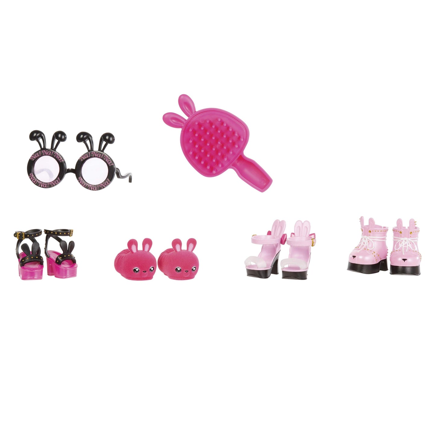 Na Na Na Surprise Ultimate Black Bunny And 11' Fashion Doll Surprise Doll With Clothes & Accessories 100+ Mix & Match Looks For Kids Girls