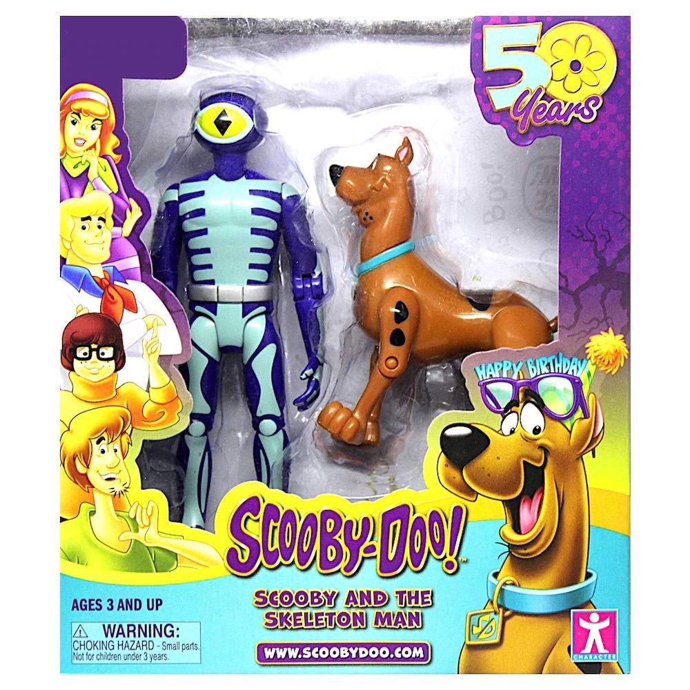 Scooby-Doo! 50Th Anniversary Twin Figure Pack Exclusive - Scooby And The Skeleton Man