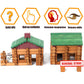 Joqutoys 170 Pcs Classic Building Log Toys, Wood Logs Set Set For Boy, Creative Construction Educational Gift For Kids Ages 3+