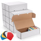 Sunezlgo 12 Pack Trading Card Storage Box,Cardboard Sports Game Card Storage Collector Boxes With 20 Pcs Dividers,Card Organizer