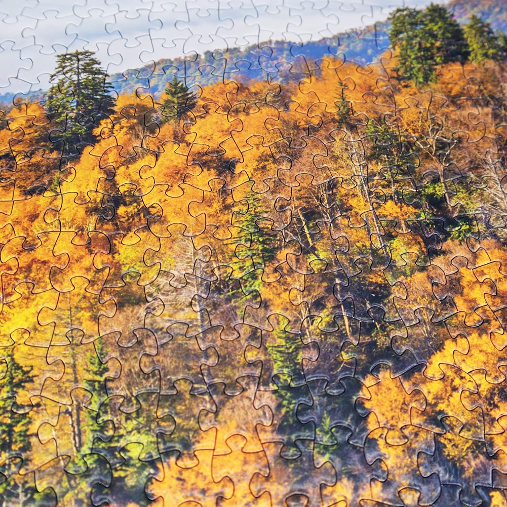 Beduke Jigsaw Puzzles 1000 Pieces For Adults Great Smoky Mountain National Park 1000 Piece Puzzle Thick Sturdy Precise Interlock