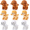 Sumind 9 Pcs Valentine Mini Plush Dog Stuffed Animals Bulk Dog Plush Party Favors Small Soft Plush Dog Toy For Easter Goodie Bag Fillers Baby Show Birthday(Poodle Puppy)