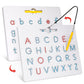 Gamenote Double Sided Magnetic Letter Board - 2 In 1 Alphabet Magnets Tracing Board For Toddlers Abc Letters Uppercase & Lowercase Practicing
