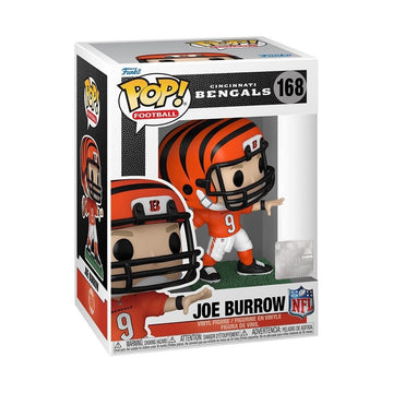 Joe Burrow (Cincinnati Bengals) Funko Pop! NFL Series 9 w/Ecotek Protective Case