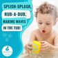 Caaocho Pure Natural Rubber Bath Toy - La The Butterfly Fish Baby Toy - Hole Free Bath Toys, Bpa Free Bath Toys For Infants, Without Holes Sealed Natural Rubber Baby Toy