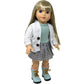 18 Inch Dolls With Soft Hair And Accessories – Soft Body Doll With Sleeping Eyes, Poseable Vinyl Arms & Legs, Dress Outfit – Cute 18' Doll Set For Girls - Original 18' Doll