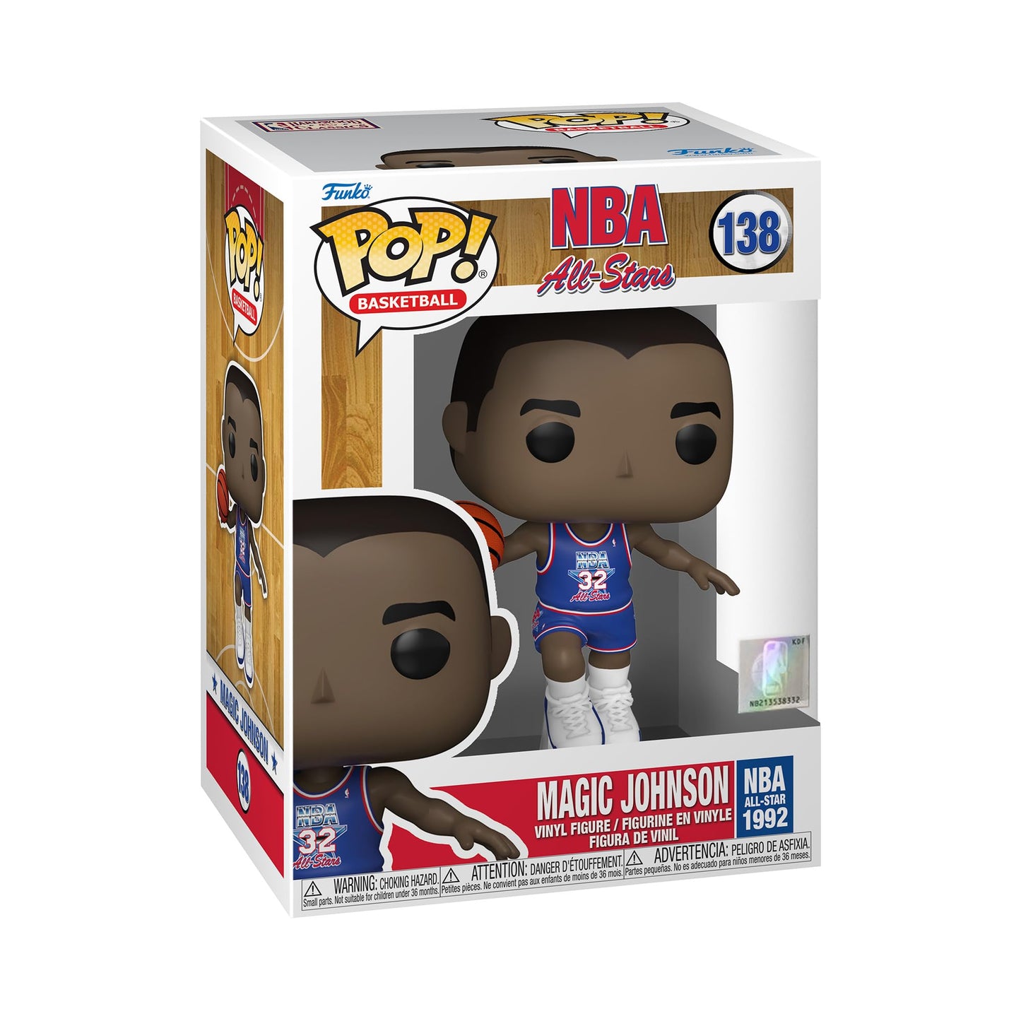 Funko Pop! Nba: Legends - Magic Johnson, Blue All Star Uniform 1991