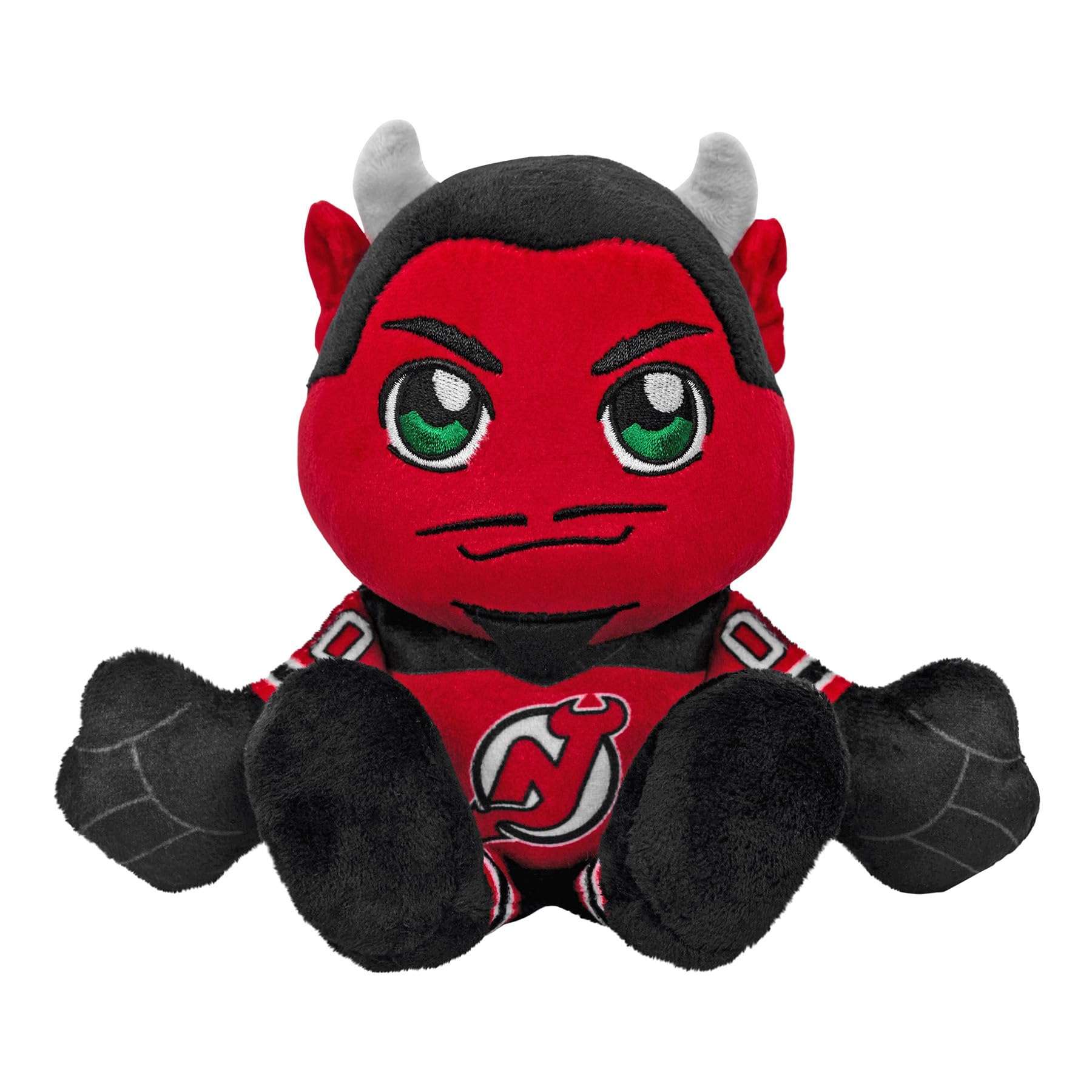 Bleacher Creatures New Jersey Devils The Devil 8 NHL Kuricha Mascot Sitting Plush - Soft Chibi Inspired Mascot