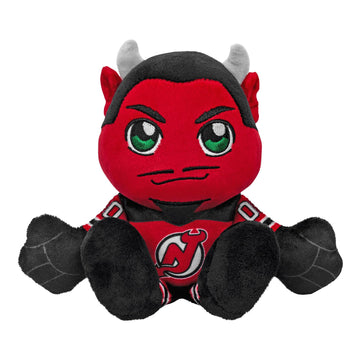 Bleacher Creatures New Jersey Devils The Devil 8 NHL Kuricha Mascot Sitting Plush - Soft Chibi Inspired Mascot
