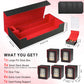 Jaffzora Card Deck Box For Mtg Commander, Large 6 In 1 Card Storage Display Case With 5Pcs Tcg Deck Boxes & Dice Tray, Holds 240