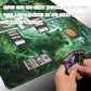 SIXTORE enhanced Board Game 24x14in TCG Playmat Compatible for OCG CCG RPG MTG Play Mats Mousepad Desk Mat (040322-Green Wolf)