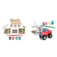 Melissa & Doug Created by Me! Paint & Decorate Your Own Wooden Vehicles Craft Kit For Kids 2 Pack - Monster Truck, Train