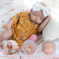 Jirachi Realistic Reborn Baby Dolls, 18- Inch Real Life Soft Body Sleeping Baby Girl, Lifelike Reborn Baby With Yellow Bumble Bee Clothing Set For Kids 3+