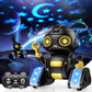 Baiwu Robot Toys For Kids,Rc Robot With Gesture Sensing & Led Eyes,Star Projector And Music,Boys & Girls Toys For 6+ Age(Black)