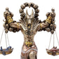 Pacific Giftware Ancient Egyptian God Of Underworld Anubis Guardian Of Scales Figurine 8.5 Inches (Bronze)