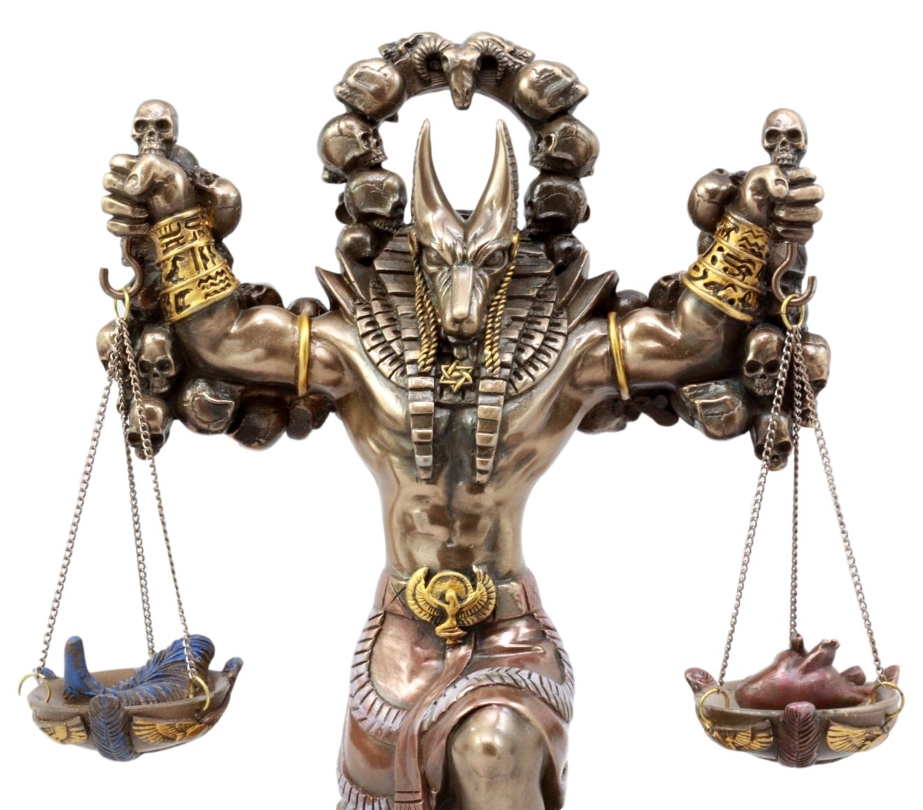 Pacific Giftware Ancient Egyptian God Of Underworld Anubis Guardian Of Scales Figurine 8.5 Inches (Bronze)