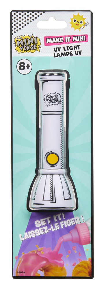 MGA's Miniverse Make It Mini - Flashlight with UV Light, UV Flashlight for Resin Curing, Suitable for Collectors & Kids Ages 8+,