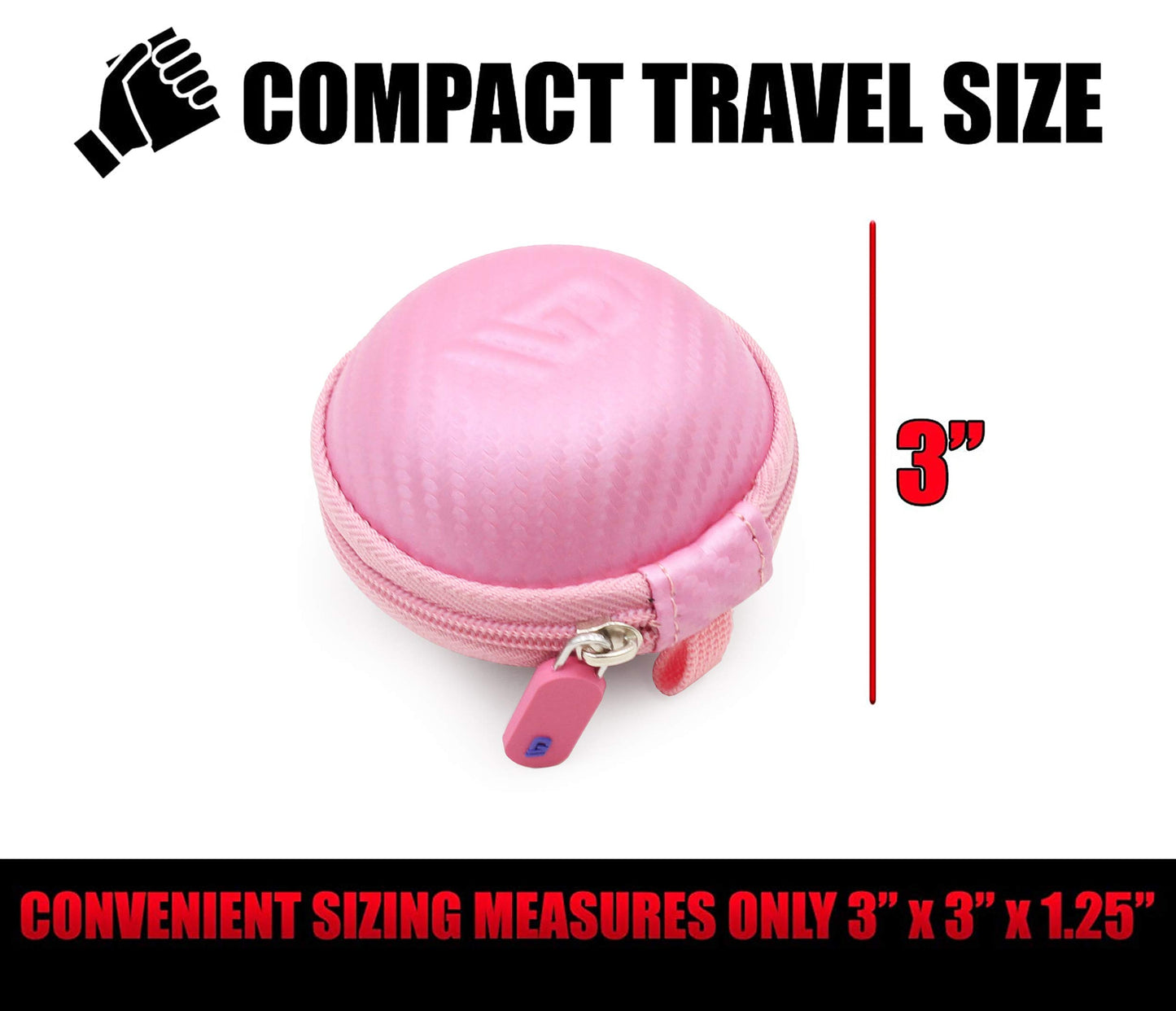 Casematix Pink Carry Case Compatible With Tamagotchi On Virtual Interactive Pet Game, Includes Compact Case Only
