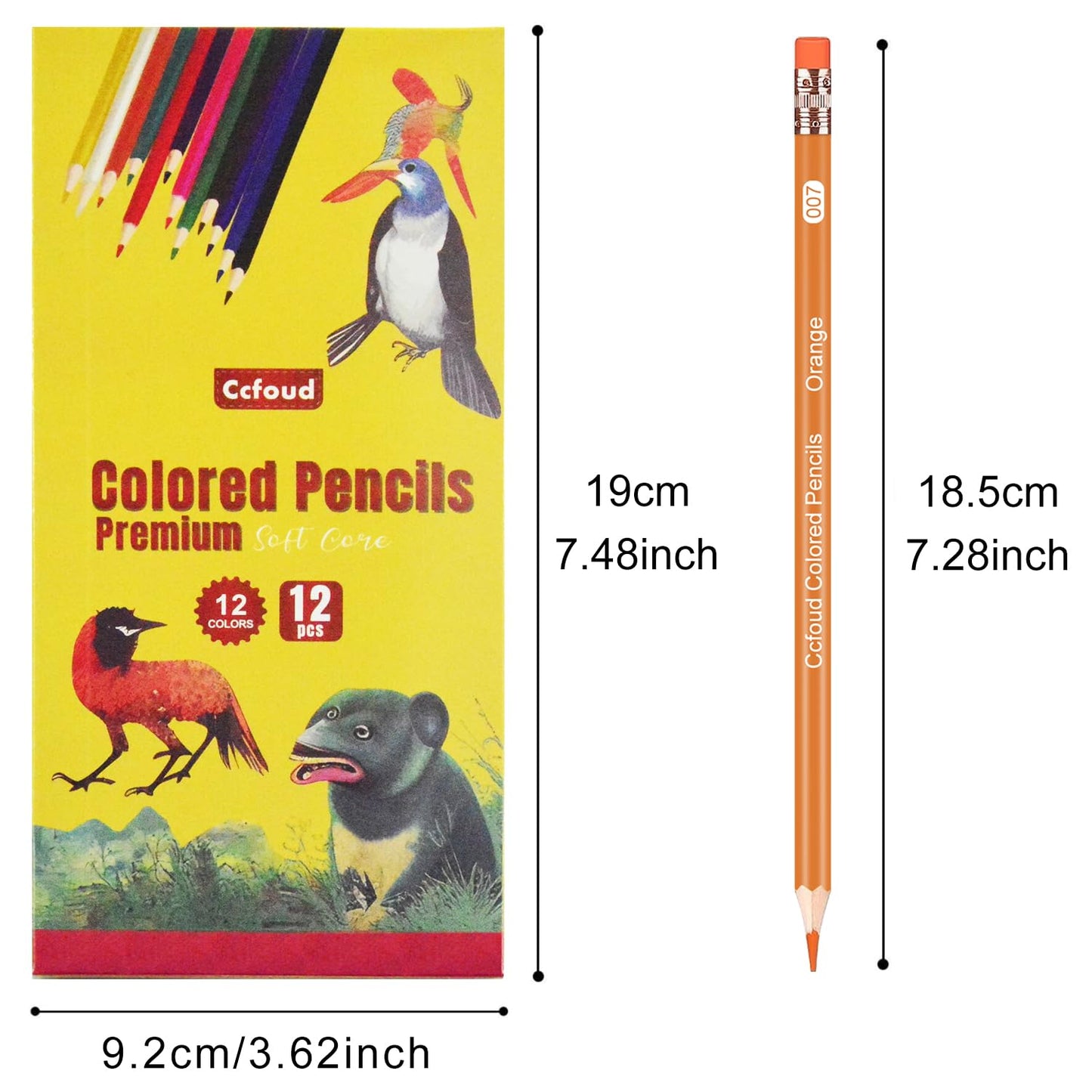 Ccfoud Colored Pencils Bulk,36 Packs Of 12 Count,Colored Pencils Set,Coloring Pencils 432 Count,Bulk School Supplies For Teacher