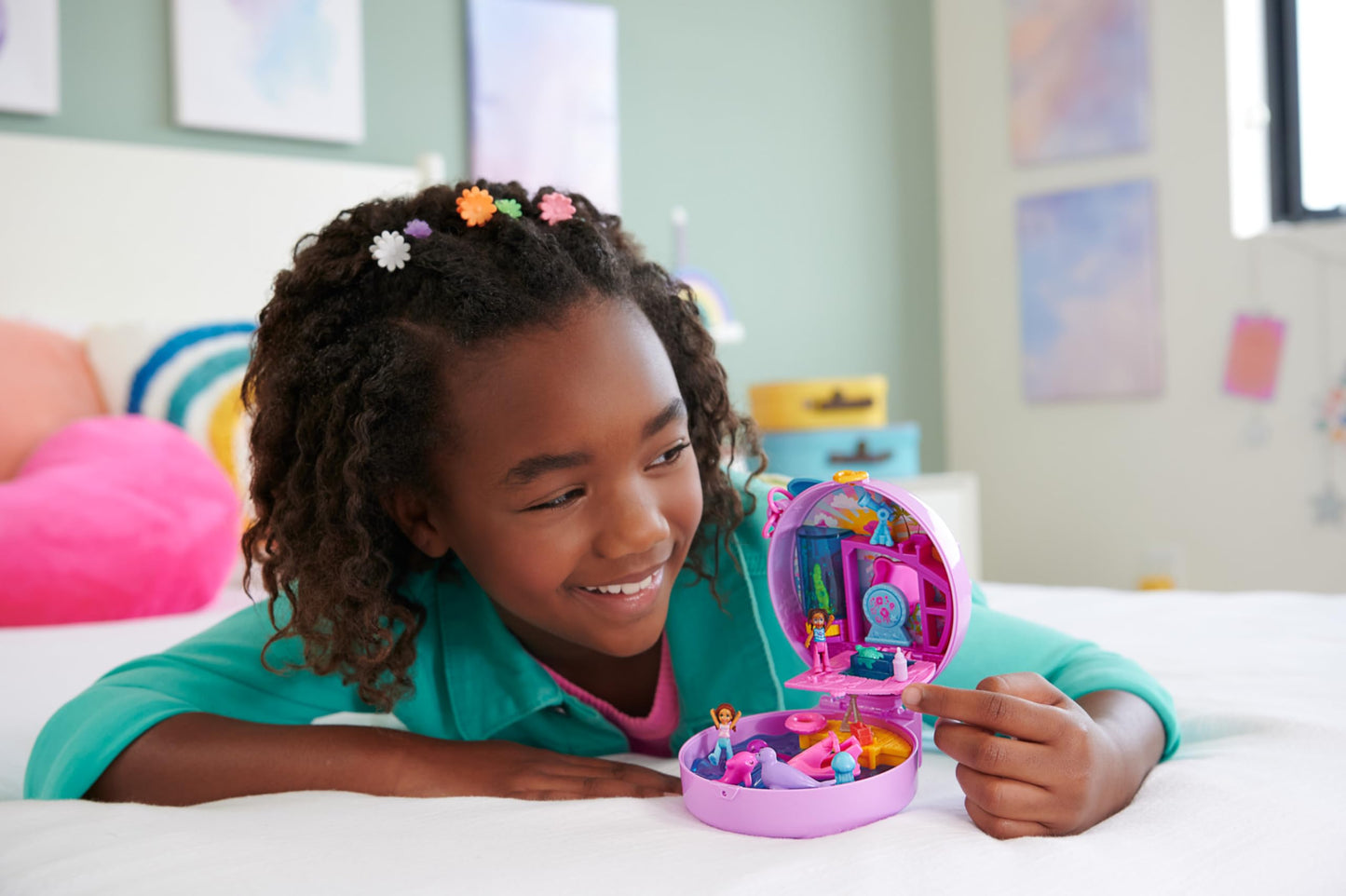 Polly Pocket Dolphin Rescue & Play Compact