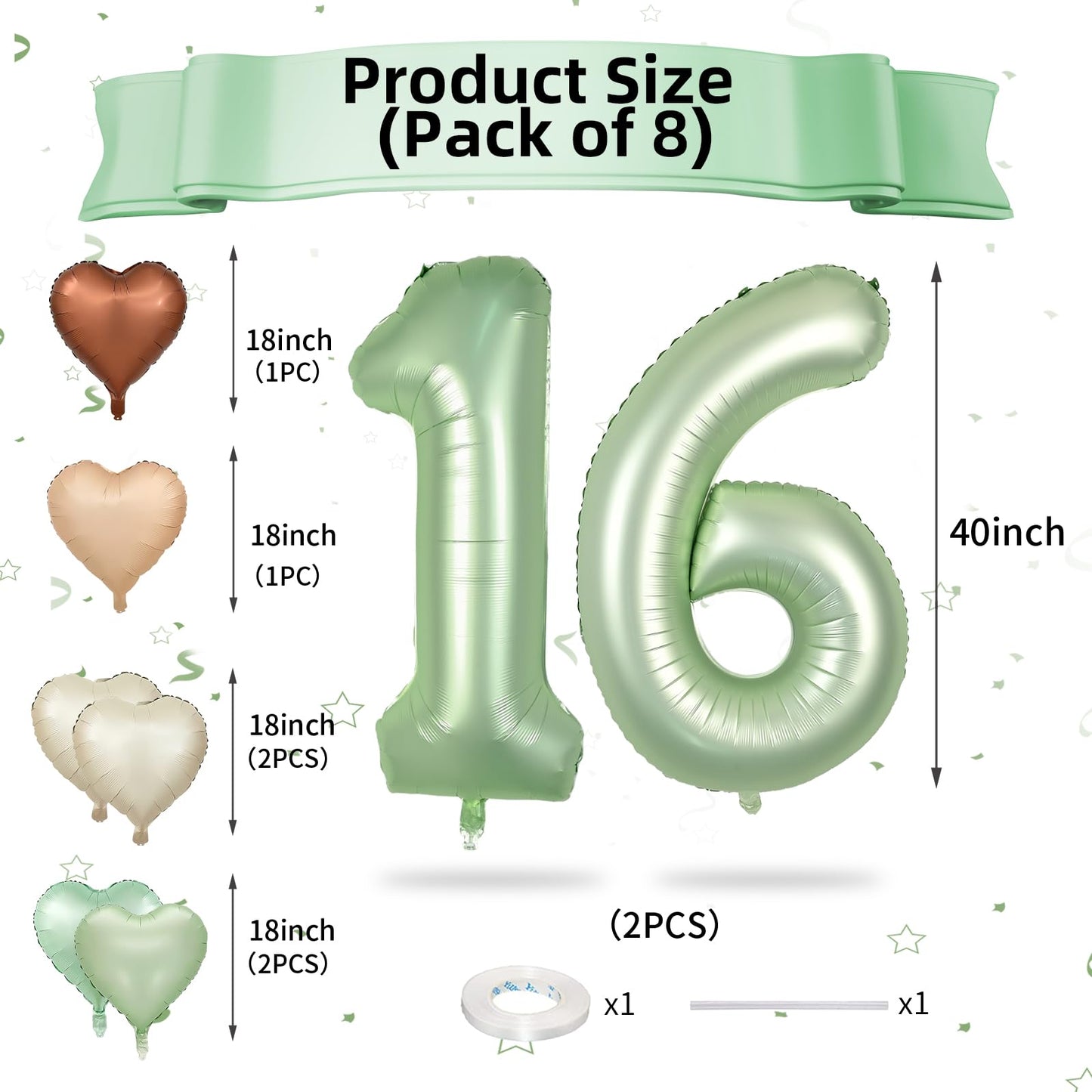 Naninuneno 15Th Black Silver Birthday Party Decorations For Boys Girls, Happy 15 Birthday Party Supplies With Black Happy Birthd