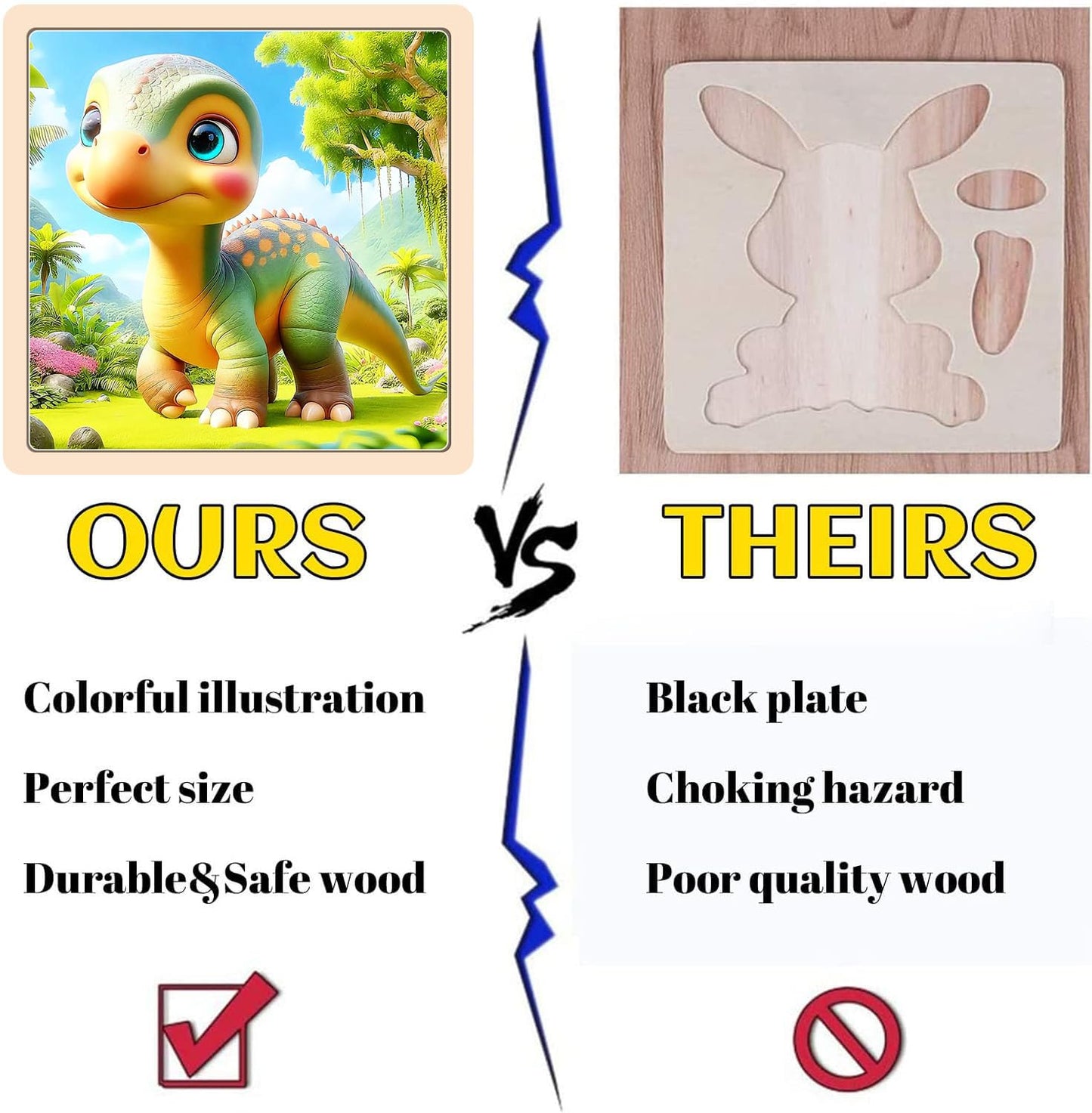 Dinosaur Puzzles For Toddlers 2-4 Years Old