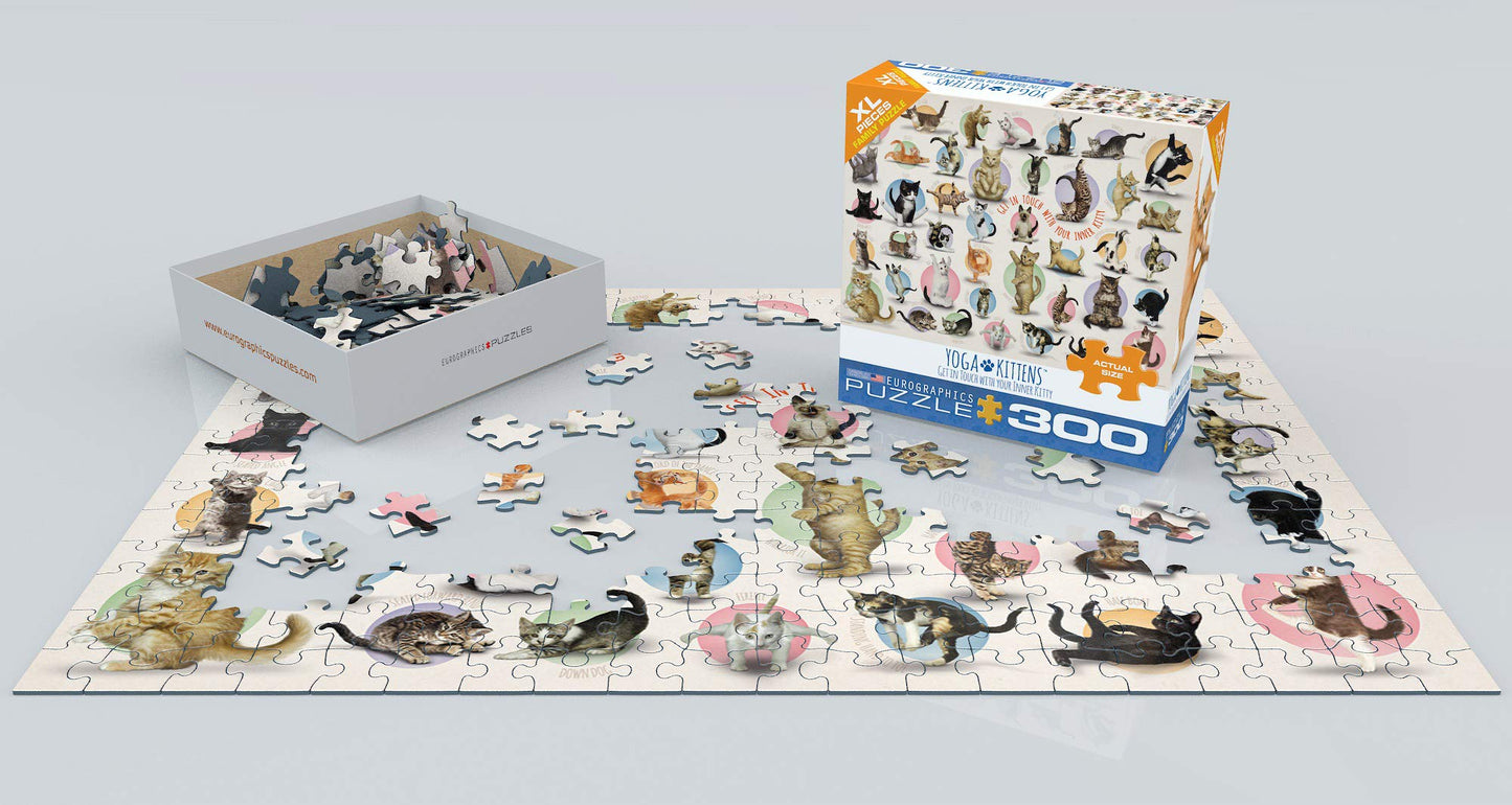 Eurographics Yoga Kittens Puzzle