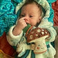 Baby Teether with Crinkle Sound & Ribbons, Great Gift For Newborn