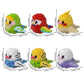 HJPLPXH Mini Building Blocks Set - Parrots Animal Kits, Small Multicolor Plastic, Model 8909, 6 Boxes Ideal Birthday Gift for Kids