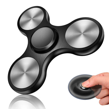 Fidget Spinners Toy, 3-8 Min Spins Time Stainless Steel Bearing Metal Fidget Spinner, Edc Adhd Stress Anxiety Relieves Fidgets F