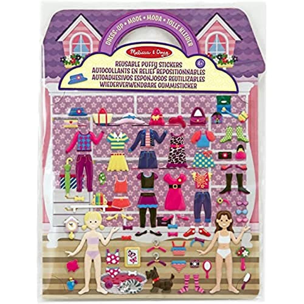 Melissa & Doug Puffy Sticker Play Set, Dress-up