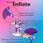 Rainbowq Party 4 Balloon Number 40 Inch For Boy Or Girl Big Purple 0-9 Foil Mylar Large 4 Number Balloon Happy 4Th Birthday Part