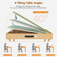 UPVERCY 3-in-1 Folding & Tilting & High 1000 Pieces Puzzle Table with Drawers, 24.8  H Tall Puzzle Board with Protective Cover f