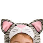 Fun World Costumes Toddler Striped Gray Kitten Costume 3T/4T, (116941)